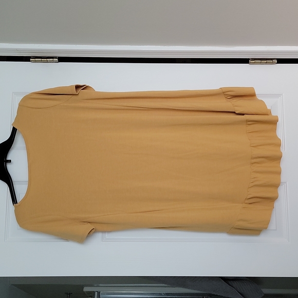 Mustard Ruffle Top - Picture 3 of 3